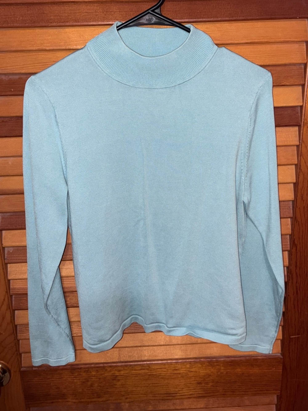 Pendleton Women’s Long sleeve, Mock Turtleneck Sweater, Silk blend- size medium